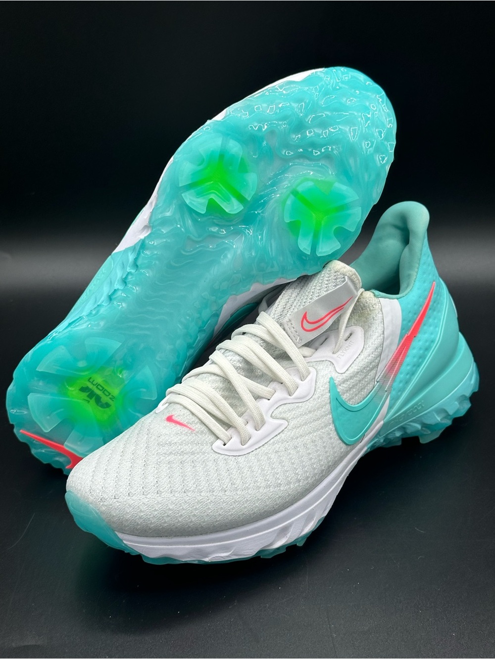 Nike Air Zoom Infinity Tour White Aurora Green-Hot Punch Cz8300 177 Mens Size 7